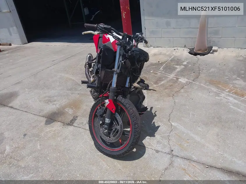 2015 Honda Cb300 F VIN: MLHNC521XF5101006 Lot: 45220803