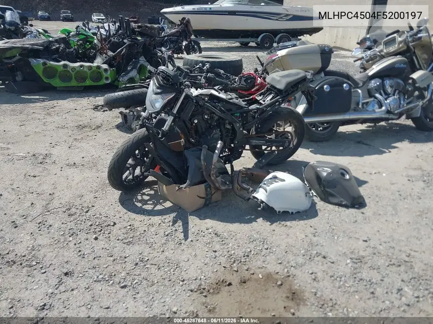 2015 Honda Cb500 Fa - Abs VIN: MLHPC4504F5200197 Lot: 45287648