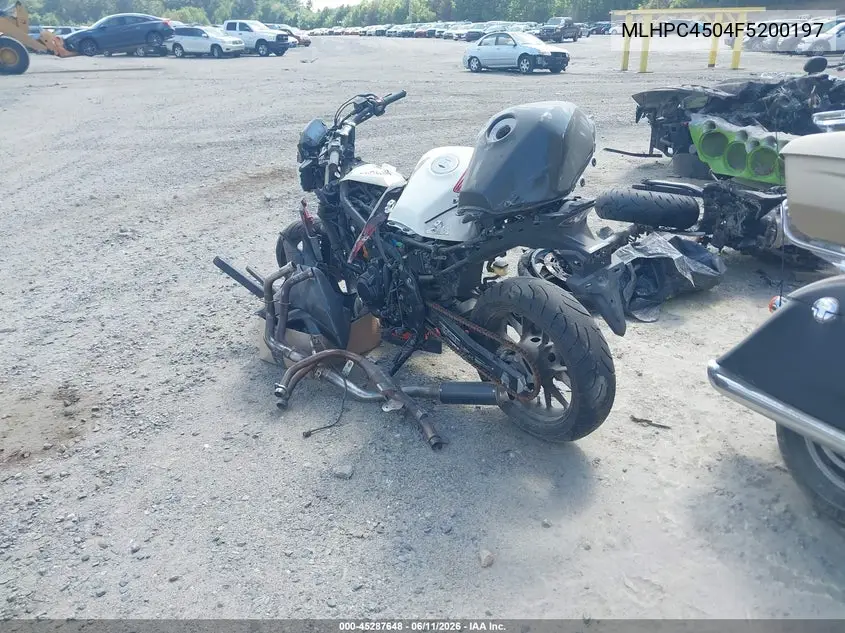2015 Honda Cb500 Fa - Abs VIN: MLHPC4504F5200197 Lot: 45287648