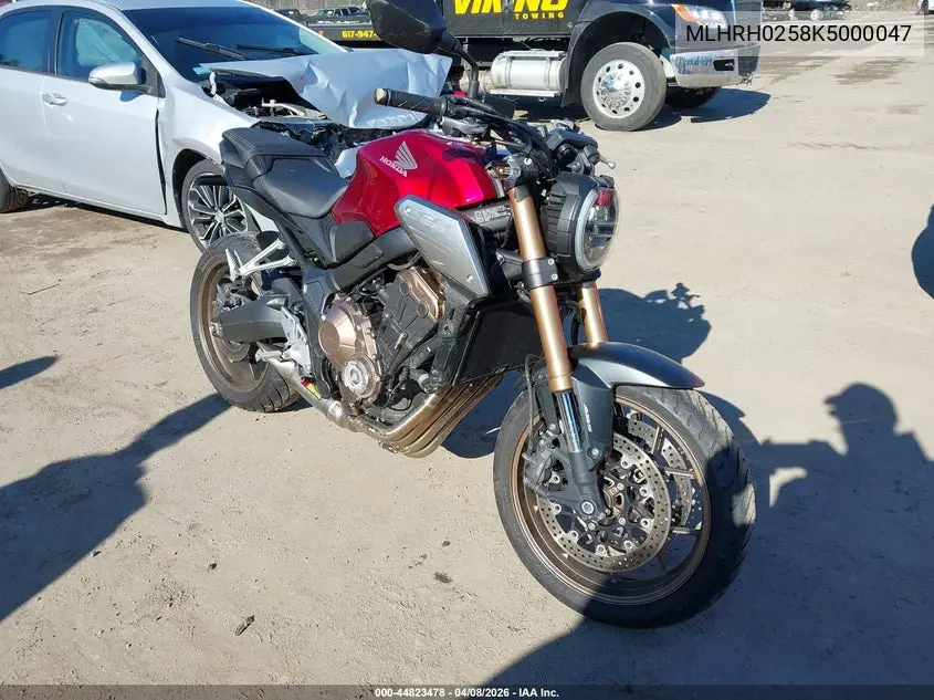 2019 Honda Cb650 Ra VIN: MLHRH0258K5000047 Lot: 44823478