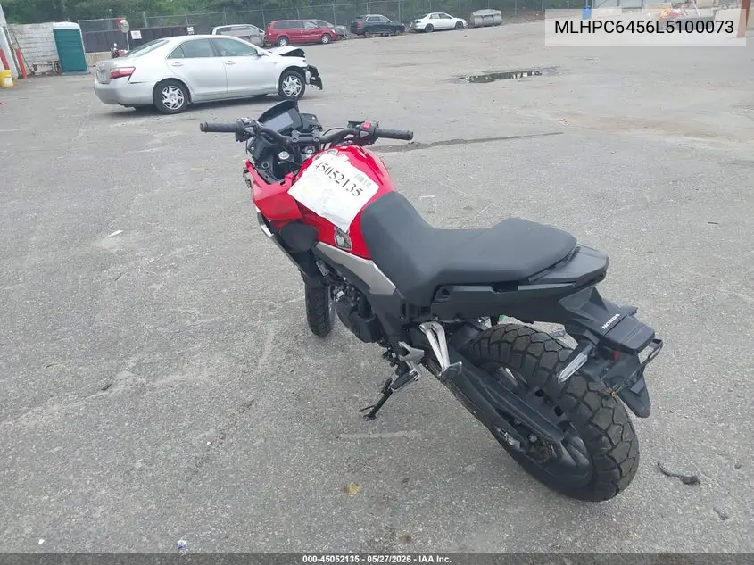 2020 Honda Cb500 Xa VIN: MLHPC6456L5100073 Lot: 45052135