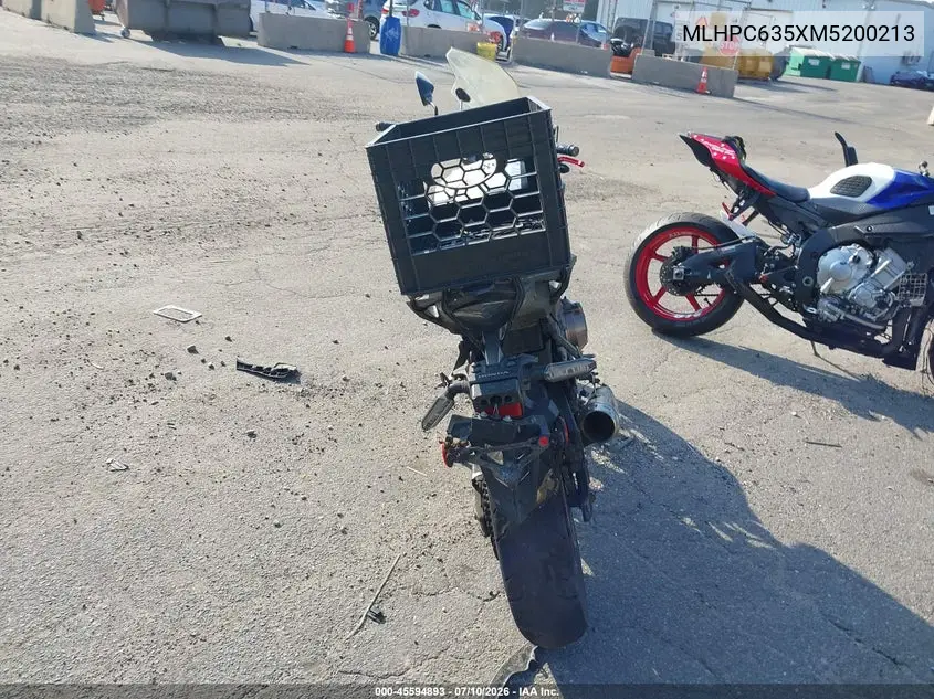 2021 Honda Cb500 Fa VIN: MLHPC635XM5200213 Lot: 45594893