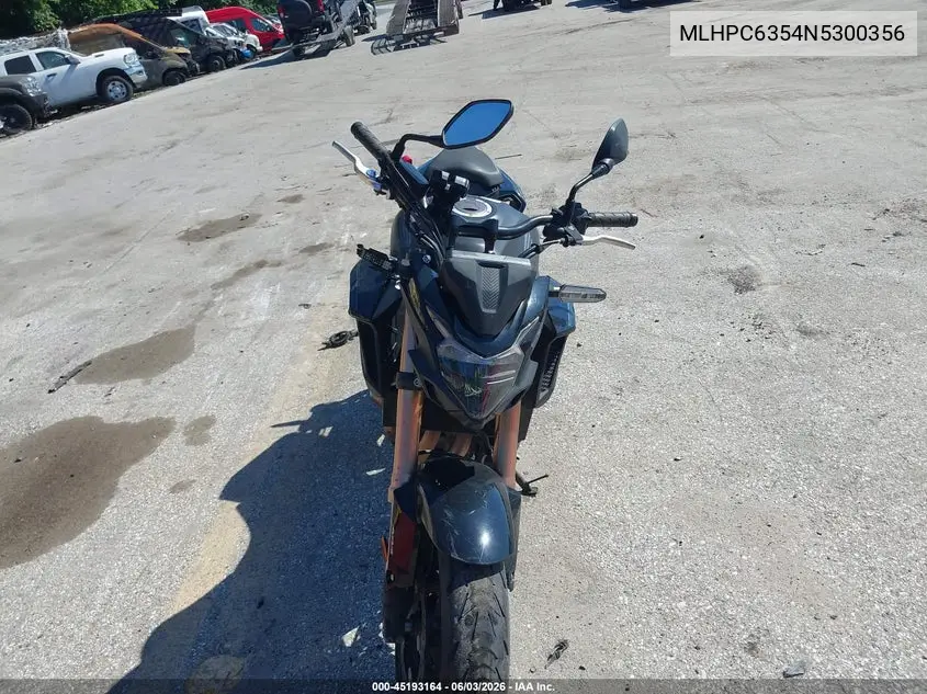 2022 Honda Cb500 Fa VIN: MLHPC6354N5300356 Lot: 45193164