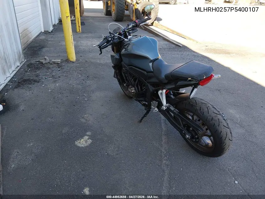 2023 Honda Cb650 Ra VIN: MLHRH0257P5400107 Lot: 44952656