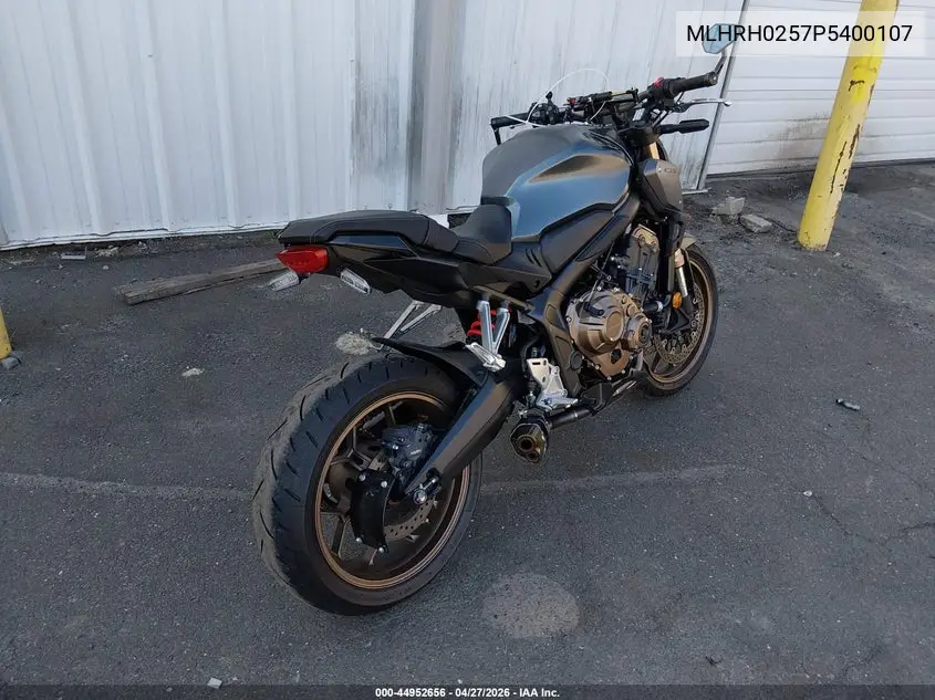 2023 Honda Cb650 Ra VIN: MLHRH0257P5400107 Lot: 44952656