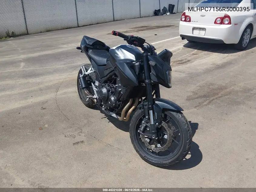 2024 Honda Cb500 F VIN: MLHPC7156R5000395 Lot: 45321339