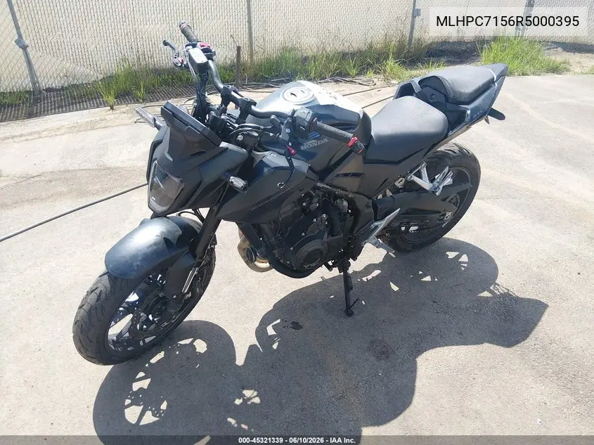 2024 Honda Cb500 F VIN: MLHPC7156R5000395 Lot: 45321339