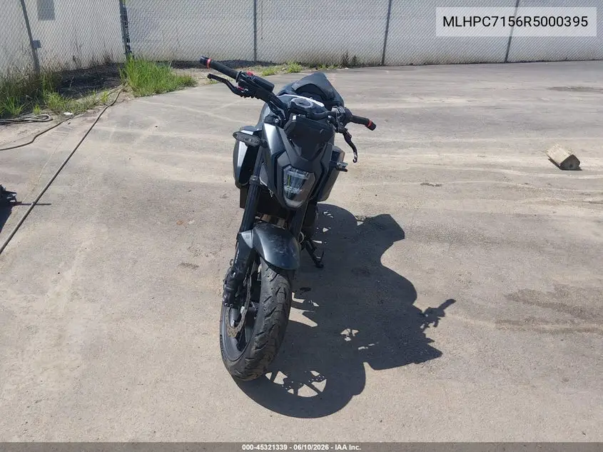 2024 Honda Cb500 F VIN: MLHPC7156R5000395 Lot: 45321339