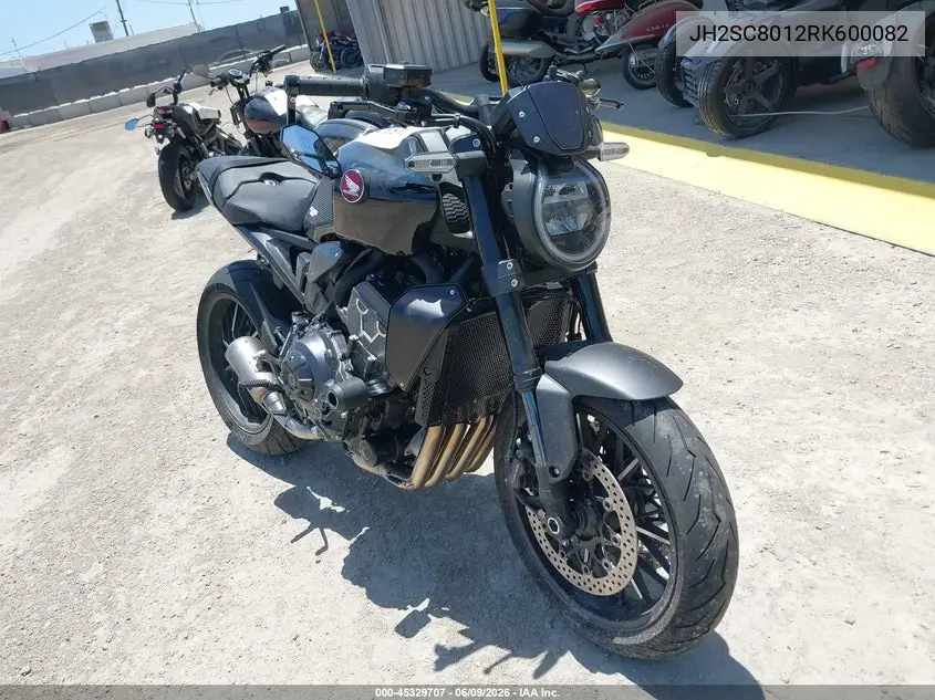 2024 Honda Cb1000 Ra VIN: JH2SC8012RK600082 Lot: 45329707