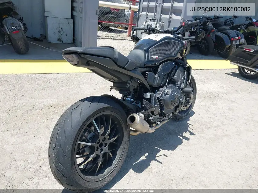 2024 Honda Cb1000 Ra VIN: JH2SC8012RK600082 Lot: 45329707
