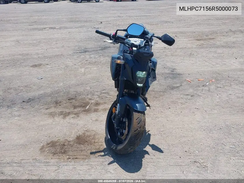 2024 Honda Cb500 F VIN: MLHPC7156R5000073 Lot: 45545269
