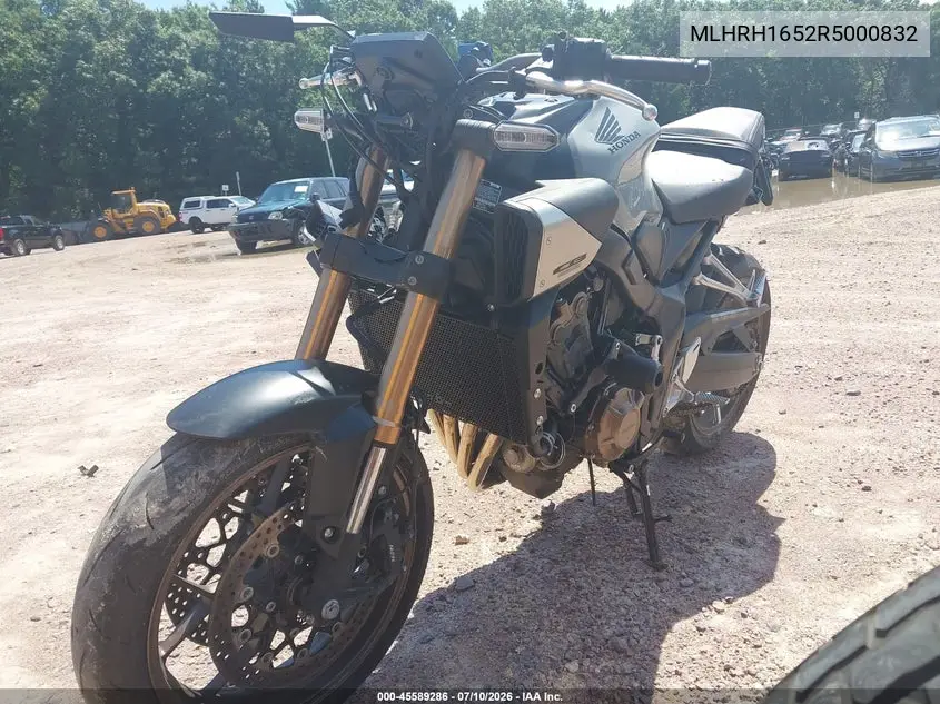 2024 Honda Cb650 R VIN: MLHRH1652R5000832 Lot: 45589286