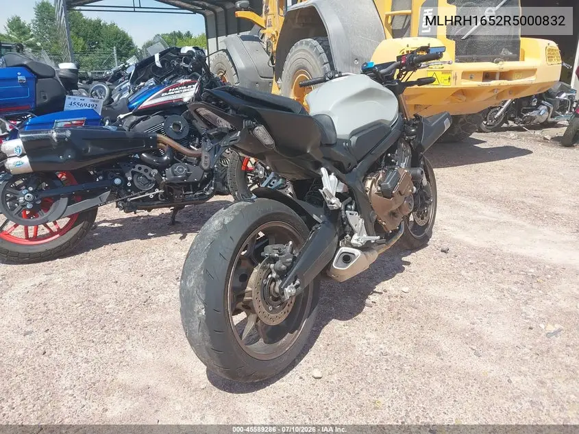2024 Honda Cb650 R VIN: MLHRH1652R5000832 Lot: 45589286