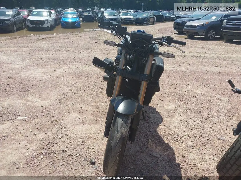 2024 Honda Cb650 R VIN: MLHRH1652R5000832 Lot: 45589286
