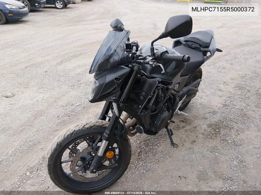 2024 Honda Cb500 F VIN: MLHPC7155R5000372 Lot: 45604131