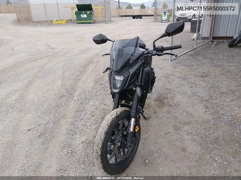 2024 Honda Cb500 F VIN: MLHPC7155R5000372 Lot: 45604131