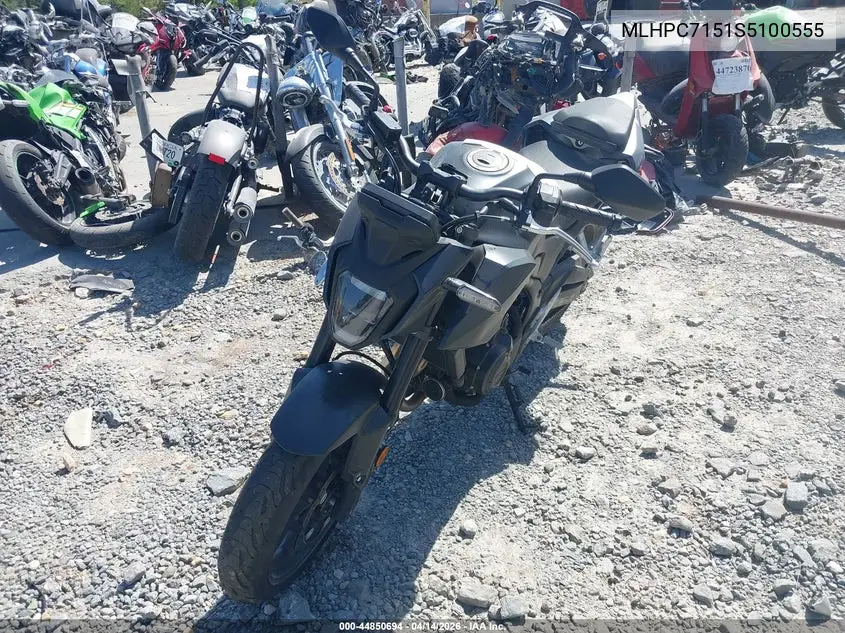 2025 Honda Cb500 F VIN: MLHPC7151S5100555 Lot: 44850694