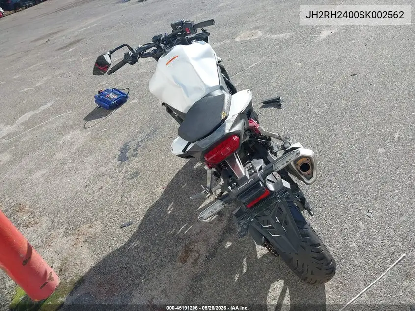 2025 Honda Cb750 A VIN: JH2RH2400SK002562 Lot: 45191206