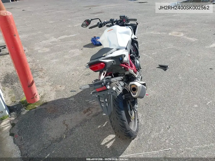 2025 Honda Cb750 A VIN: JH2RH2400SK002562 Lot: 45191206