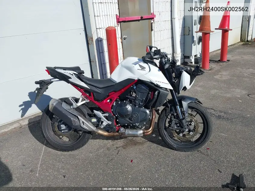 2025 Honda Cb750 A VIN: JH2RH2400SK002562 Lot: 45191206
