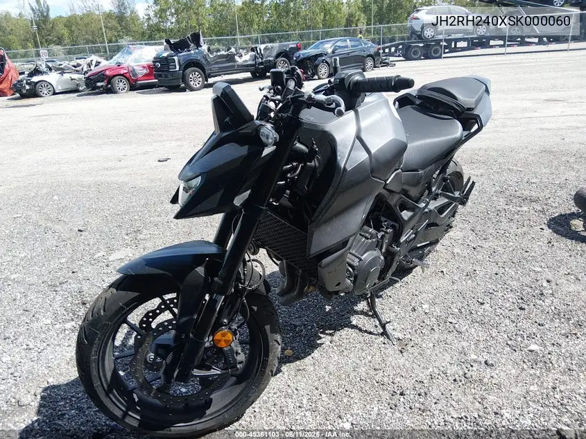 2025 Honda Cb750 A VIN: JH2RH240XSK000060 Lot: 45361103
