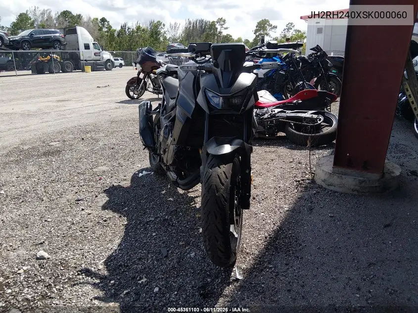 2025 Honda Cb750 A VIN: JH2RH240XSK000060 Lot: 45361103