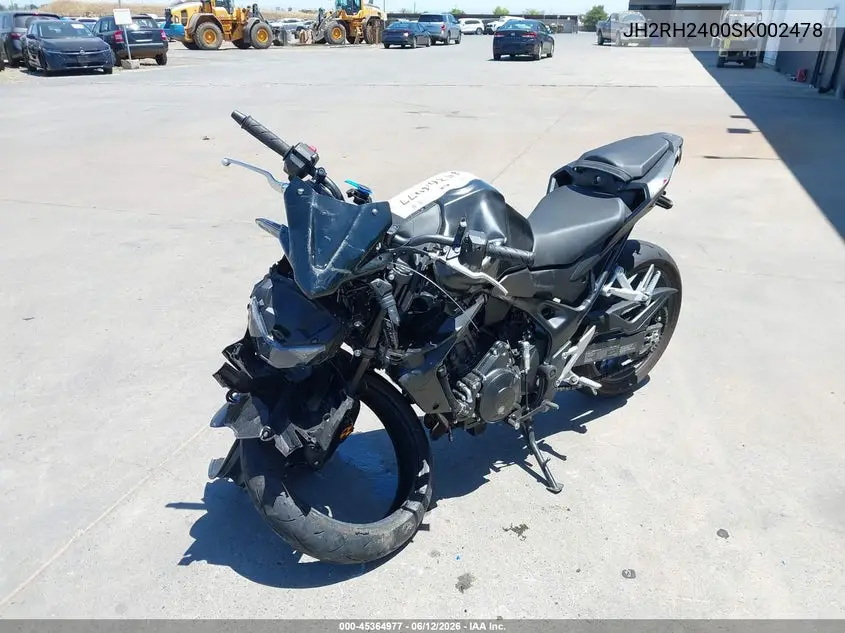 2025 Honda Cb750 A VIN: JH2RH2400SK002478 Lot: 45364977