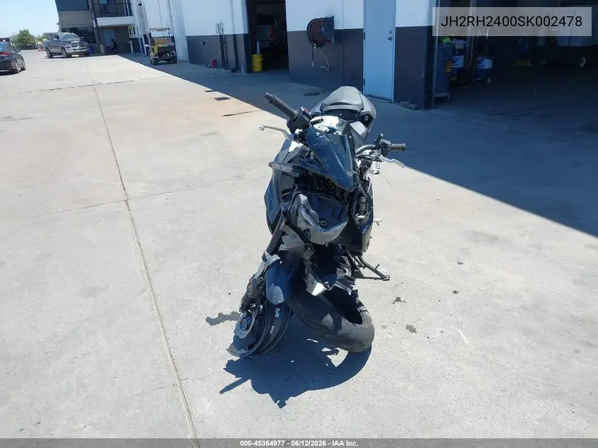 2025 Honda Cb750 A VIN: JH2RH2400SK002478 Lot: 45364977