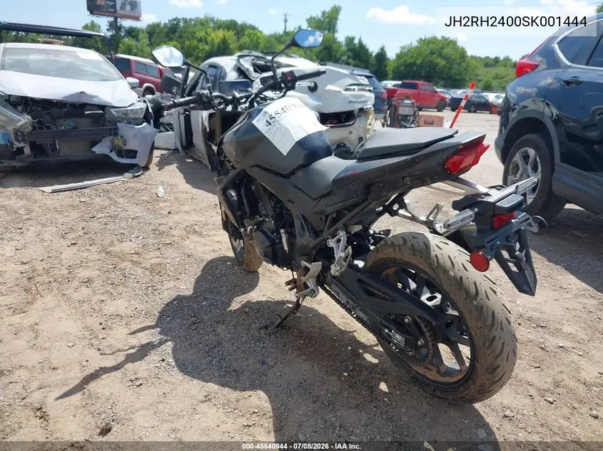 2025 Honda Cb750 A VIN: JH2RH2400SK001444 Lot: 45540944