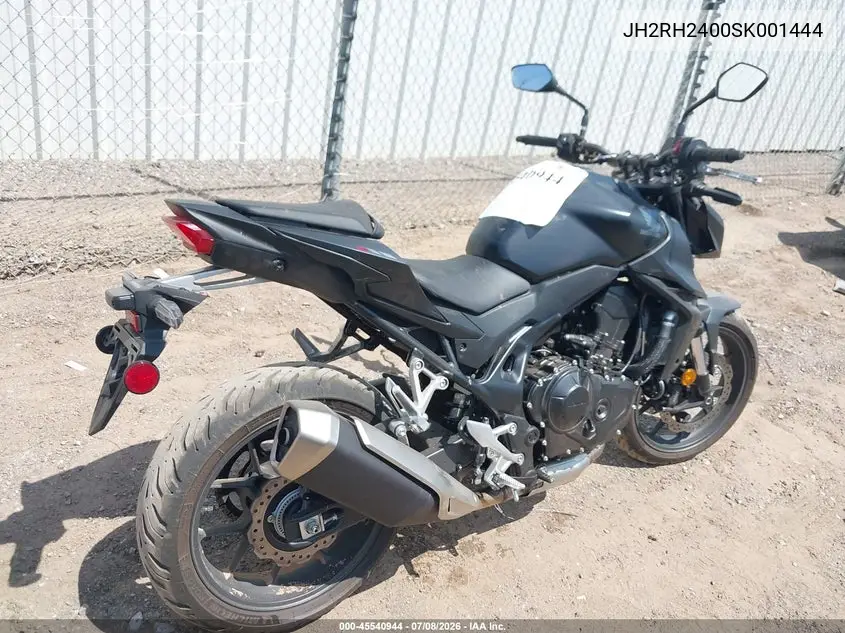 2025 Honda Cb750 A VIN: JH2RH2400SK001444 Lot: 45540944