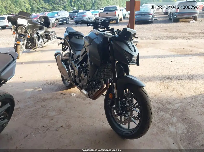 2025 Honda Cb750 A VIN: JH2RH2404SK000796 Lot: 45559913
