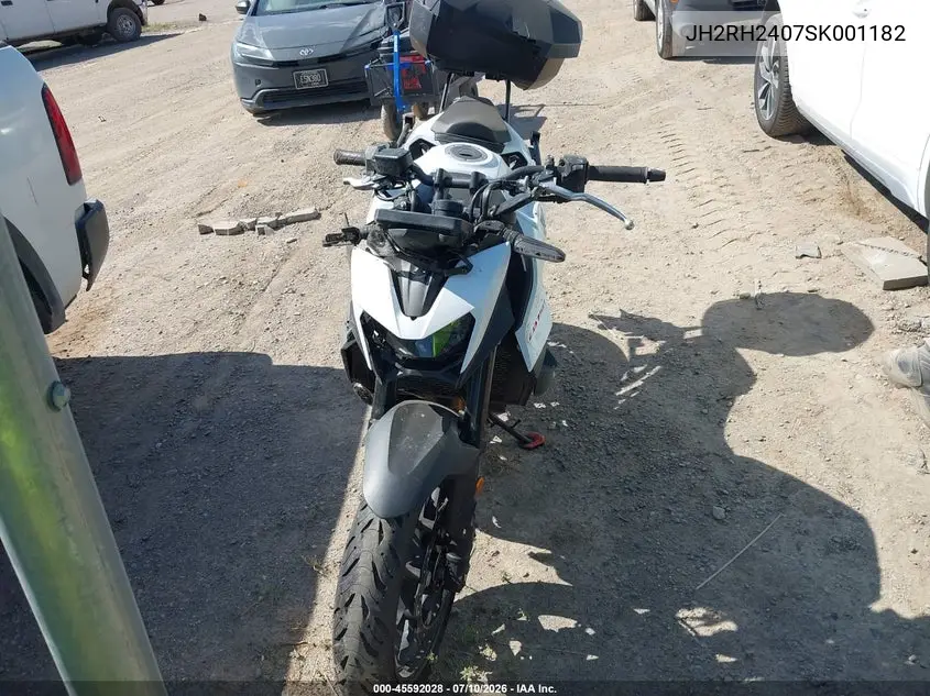 2025 Honda Cb750 A VIN: JH2RH2407SK001182 Lot: 45592028