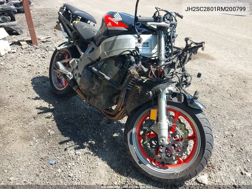 1994 Honda Cbr900 Rr VIN: JH2SC2801RM200799 Lot: 45603696