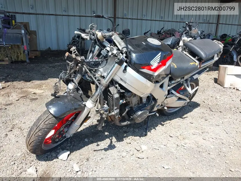 1994 Honda Cbr900 Rr VIN: JH2SC2801RM200799 Lot: 45603696