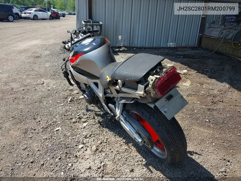 1994 Honda Cbr900 Rr VIN: JH2SC2801RM200799 Lot: 45603696