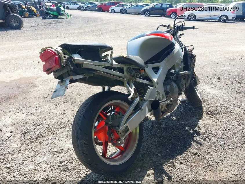 1994 Honda Cbr900 Rr VIN: JH2SC2801RM200799 Lot: 45603696