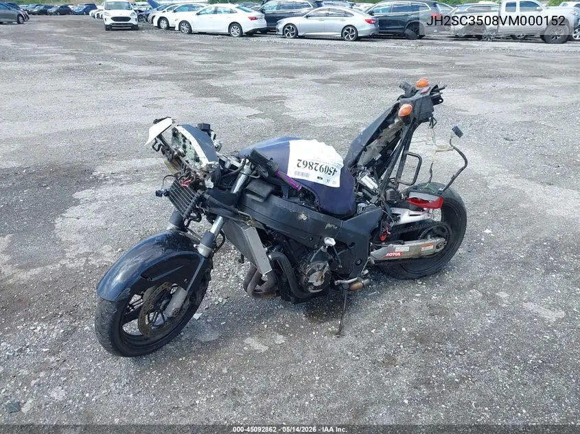 1997 Honda Cbr1100 Xx VIN: JH2SC3508VM000152 Lot: 45092862