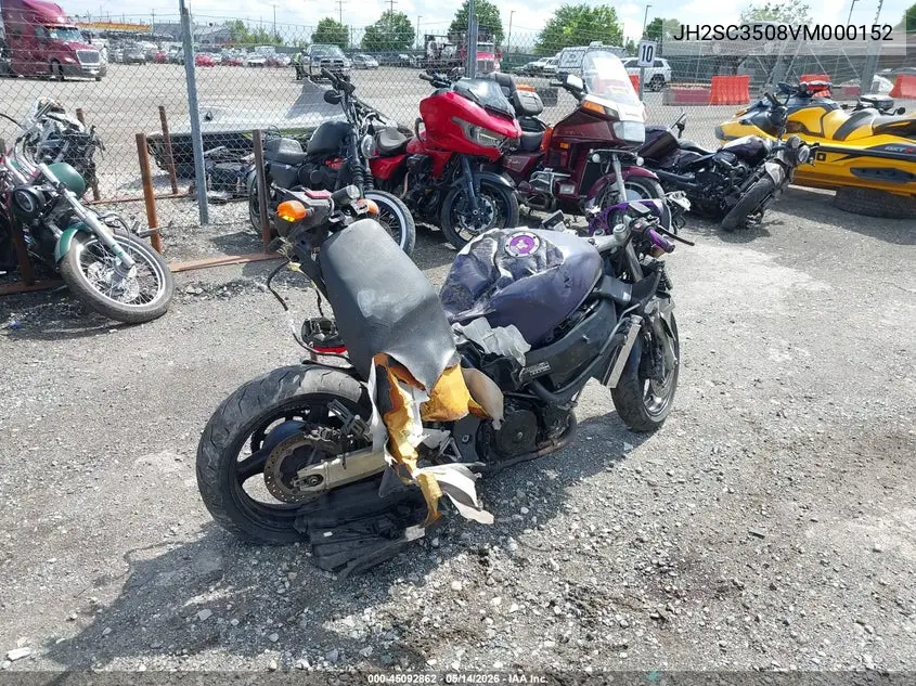 1997 Honda Cbr1100 Xx VIN: JH2SC3508VM000152 Lot: 45092862