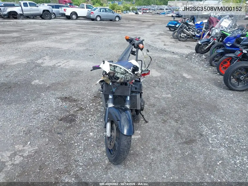 1997 Honda Cbr1100 Xx VIN: JH2SC3508VM000152 Lot: 45092862