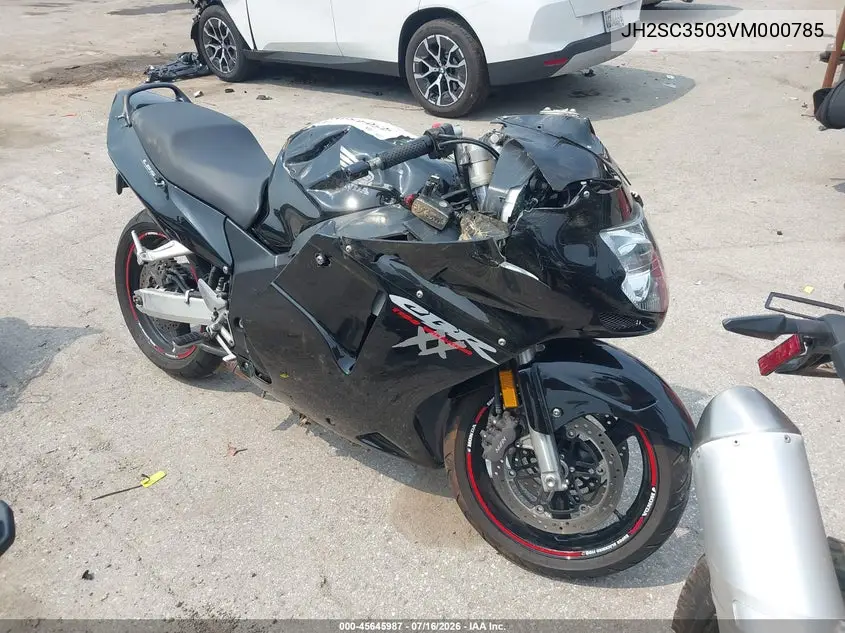 1997 Honda Cbr1100 Xx VIN: JH2SC3503VM000785 Lot: 45645987