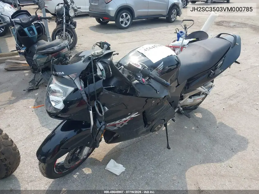 1997 Honda Cbr1100 Xx VIN: JH2SC3503VM000785 Lot: 45645987