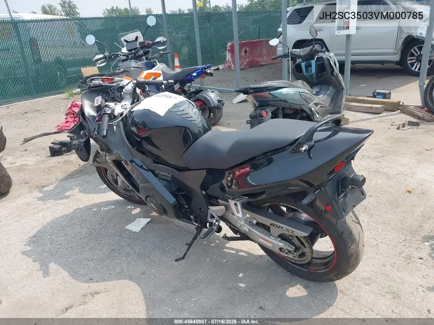1997 Honda Cbr1100 Xx VIN: JH2SC3503VM000785 Lot: 45645987