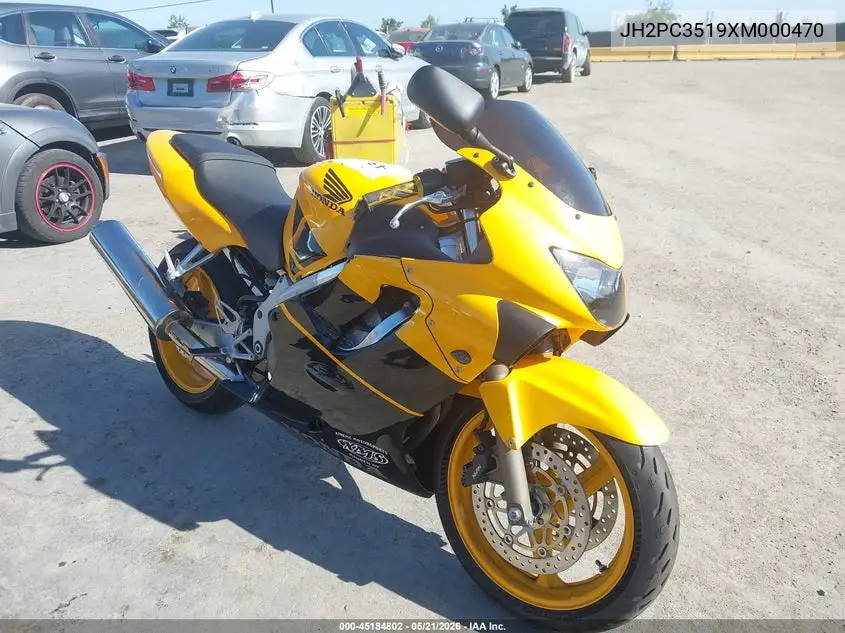 1999 Honda Cbr600 F4 VIN: JH2PC3519XM000470 Lot: 45184802