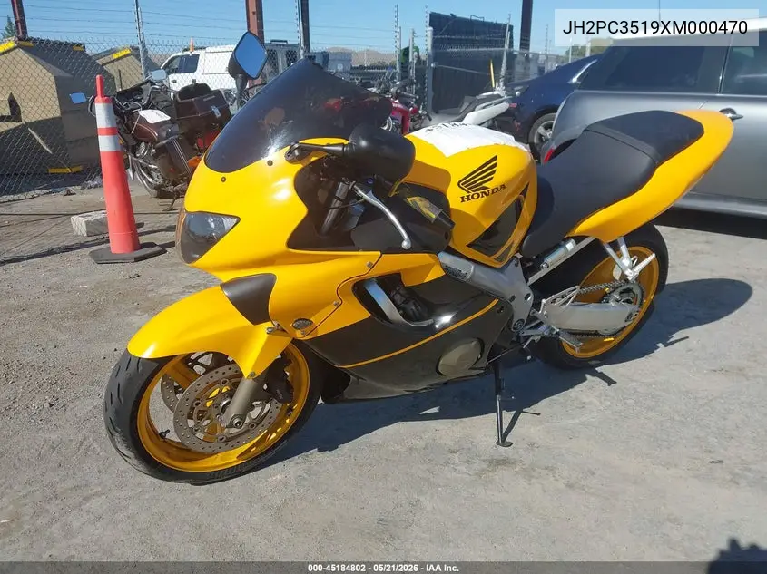 1999 Honda Cbr600 F4 VIN: JH2PC3519XM000470 Lot: 45184802