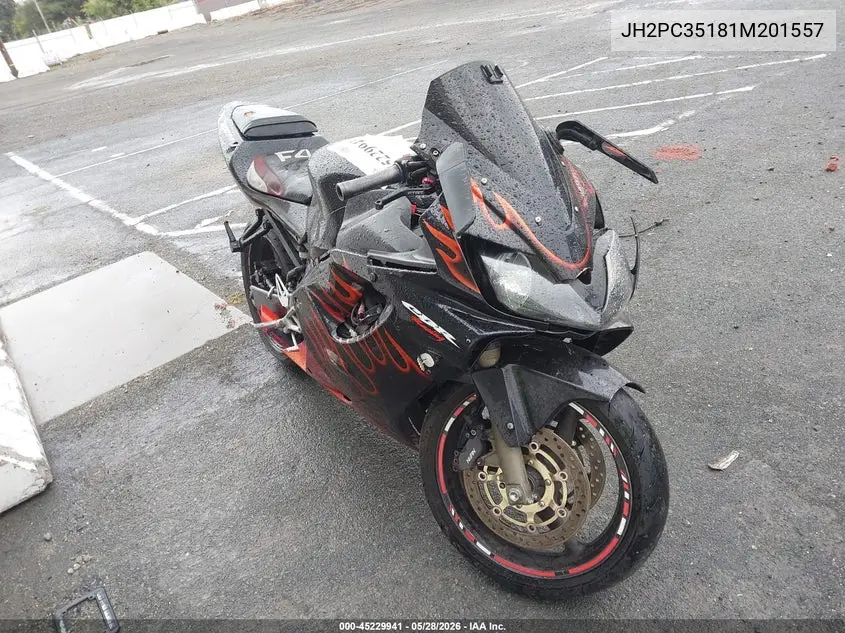 2001 Honda Cbr600 F4 VIN: JH2PC35181M201557 Lot: 45229941