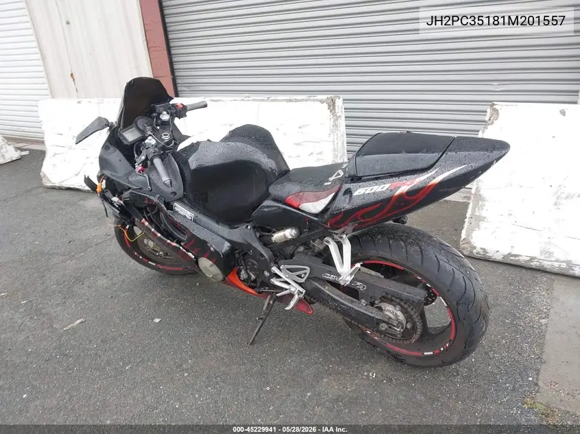 2001 Honda Cbr600 F4 VIN: JH2PC35181M201557 Lot: 45229941