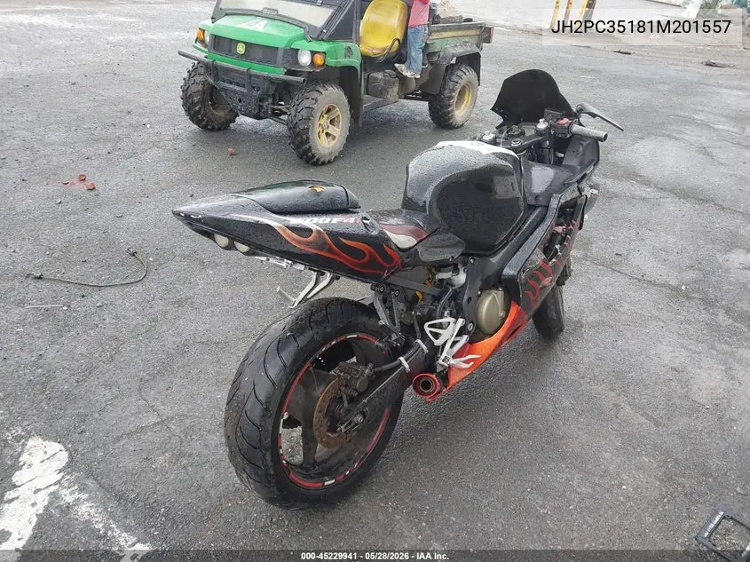 2001 Honda Cbr600 F4 VIN: JH2PC35181M201557 Lot: 45229941