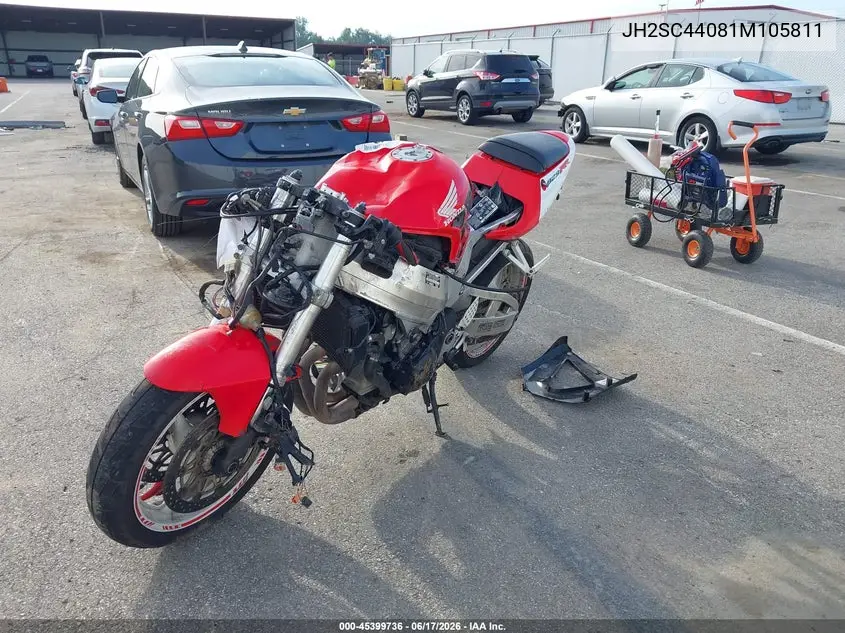 2001 Honda Cbr900 Rr VIN: JH2SC44081M105811 Lot: 45399736