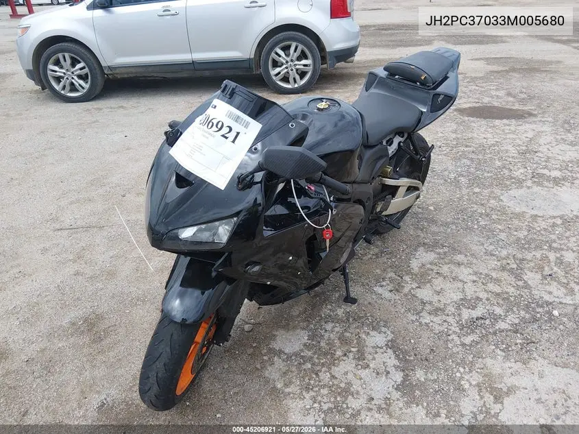 2003 Honda Cbr600 Rr VIN: JH2PC37033M005680 Lot: 45206921