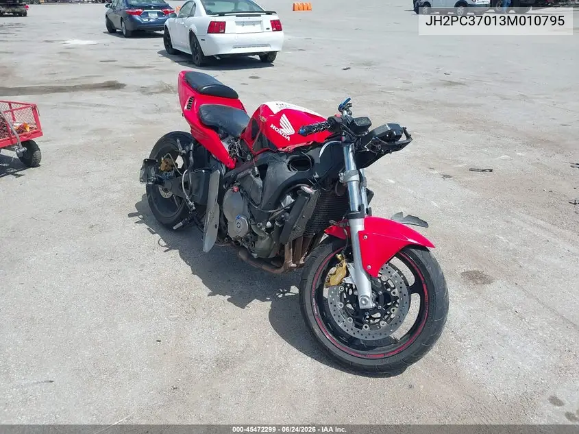 2003 Honda Cbr600 Rr VIN: JH2PC37013M010795 Lot: 45472299